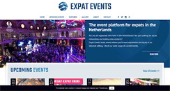 Desktop Screenshot of expatevents.com